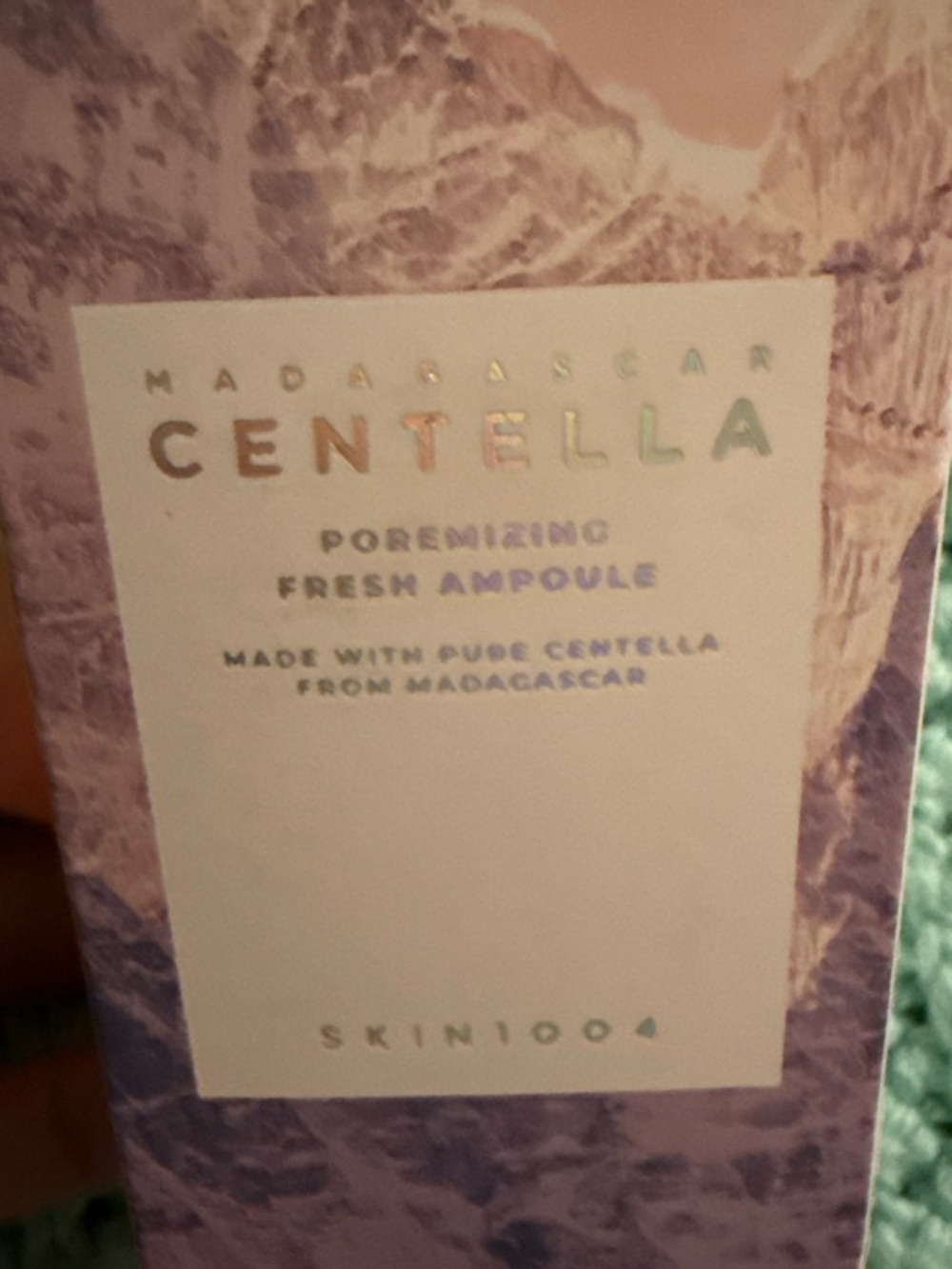 Skin1004 Madagascar Centella Poreminizing Fresh Ampoule - Purple